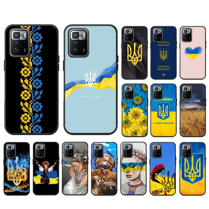 

Ukraine Flag Ukraine Girl Passport Phone Case For Xiaomi Redmi Note 12 11 10 Pro Note 8 Pro 9Pro Note 12S 10S 9T Redmi 10 9C 9A