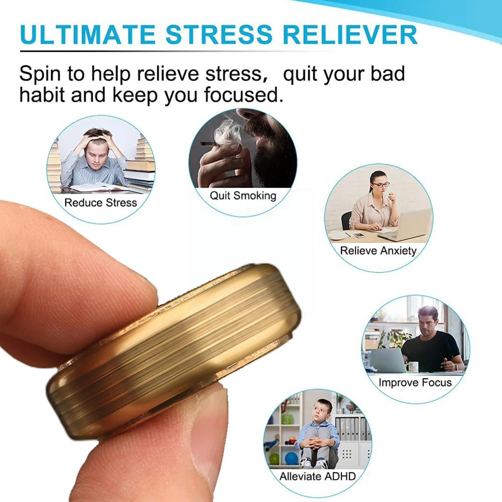 

Флуоресцентный Спиннер, Будда, сутра, резная тревога, для взрослых, детские игрушки для снятия стресса, металлические игрушки для снятия стр...