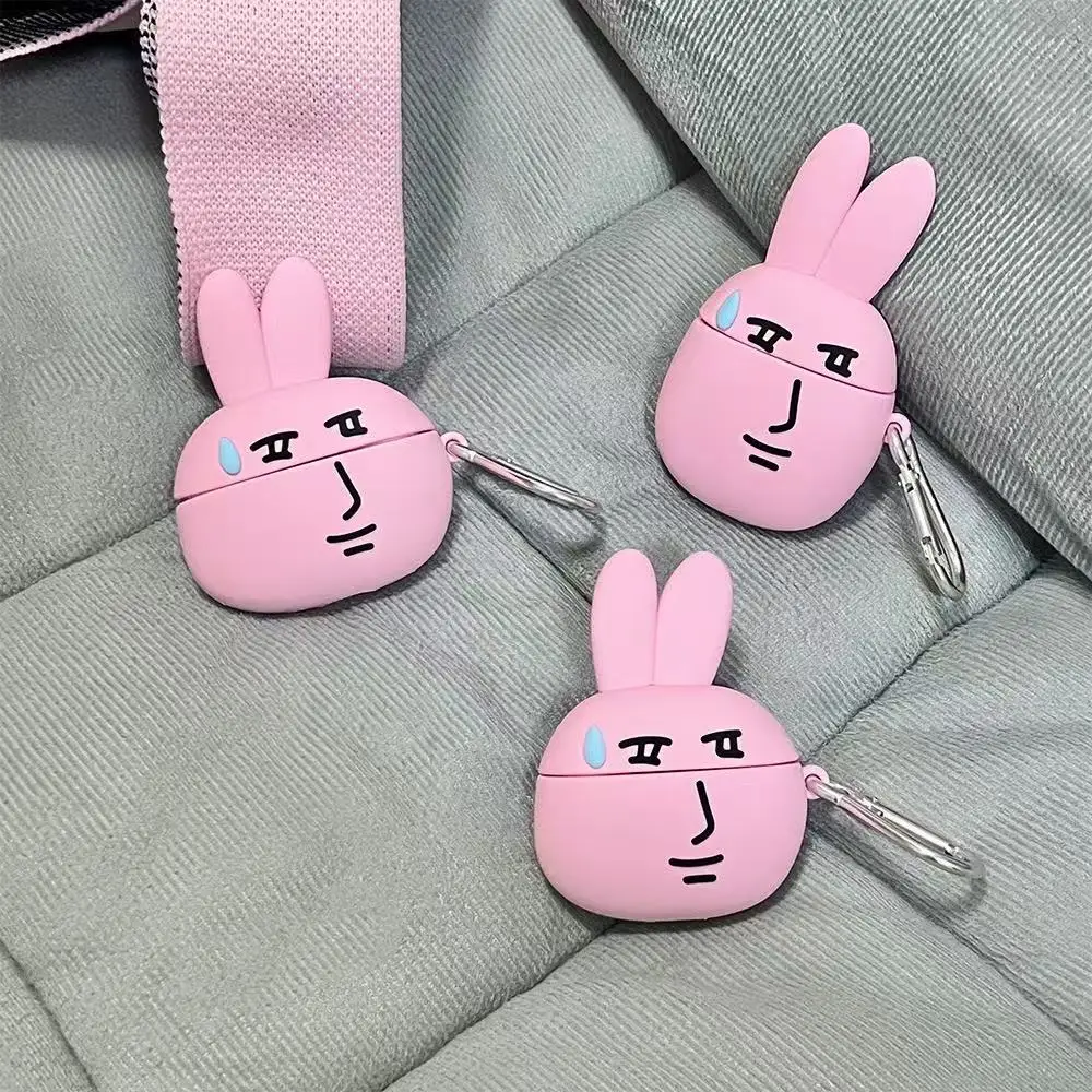 Фото Забавный защитный чехол для наушников Bluetooth AirPods 1 2 3 4, мягкий чехол с защитой от падения №1