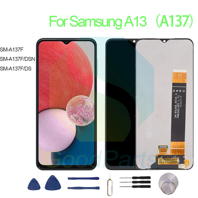 

For Samsung A137 LCD Display Touch Screen Digitizer Assembly Replacement 6.6" SM-A137F/DSN//DS A137 Screen Display LCD