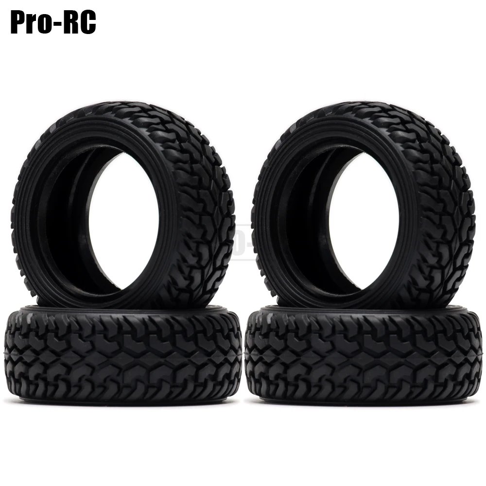 

4Pcs 75MM Rubber Wheel Tires Tyres For 1/10 RC Car On Road Racing Rally HSP SAKURA HPI Redcat Tamiya Kyosho