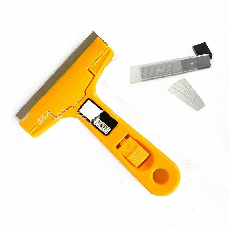 

1 набор (4 шт. лезвия), скребок для стен и плитки, инструмент для заземления зазоров пола, лезвие для очистки клея для удаления клея, инструменты для строительства грязи