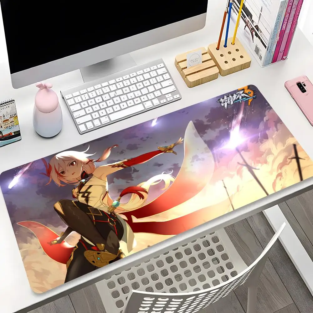 Коврик для мыши H-Honkai Impact 3 Офисный Компьютерный коврик в виде комиксов с HD-печатью