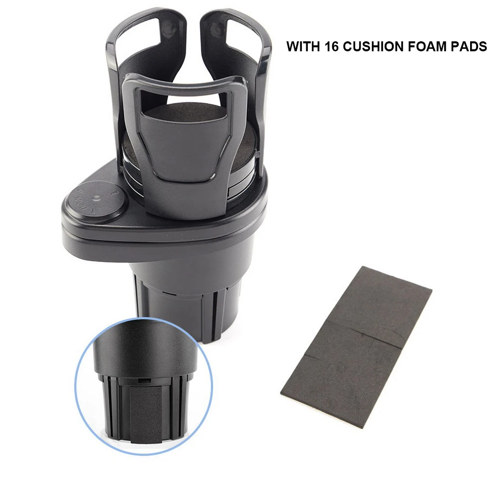 

1 Pcs Car Cup Holder Auto Seat 2 In 1 Beverage Cup Holder 360° Rotating Bottle Mount Universal Car Accessories Interior
