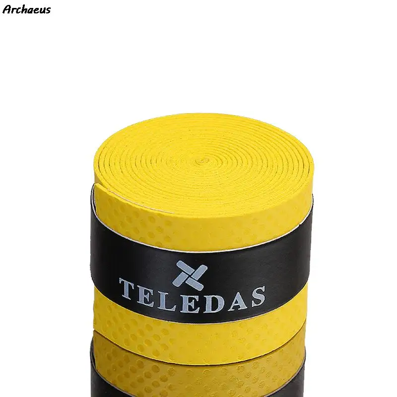 5PCS Tennis Racket Grips Anti Slip Sweat Absorbed Wraps Tape Badminton Squash Grab Handle Cover Bandage Strap Fishing Rod - купить по