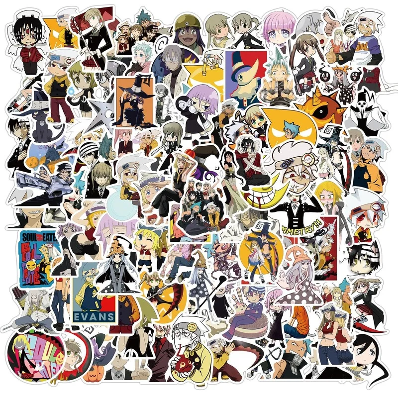 

10/50/100pcs Classical Japanese Anime Cartoon Stickers Waterproof DIY Guitar Laptop Pad Phone Case Travel Luggage Cup Car Decals