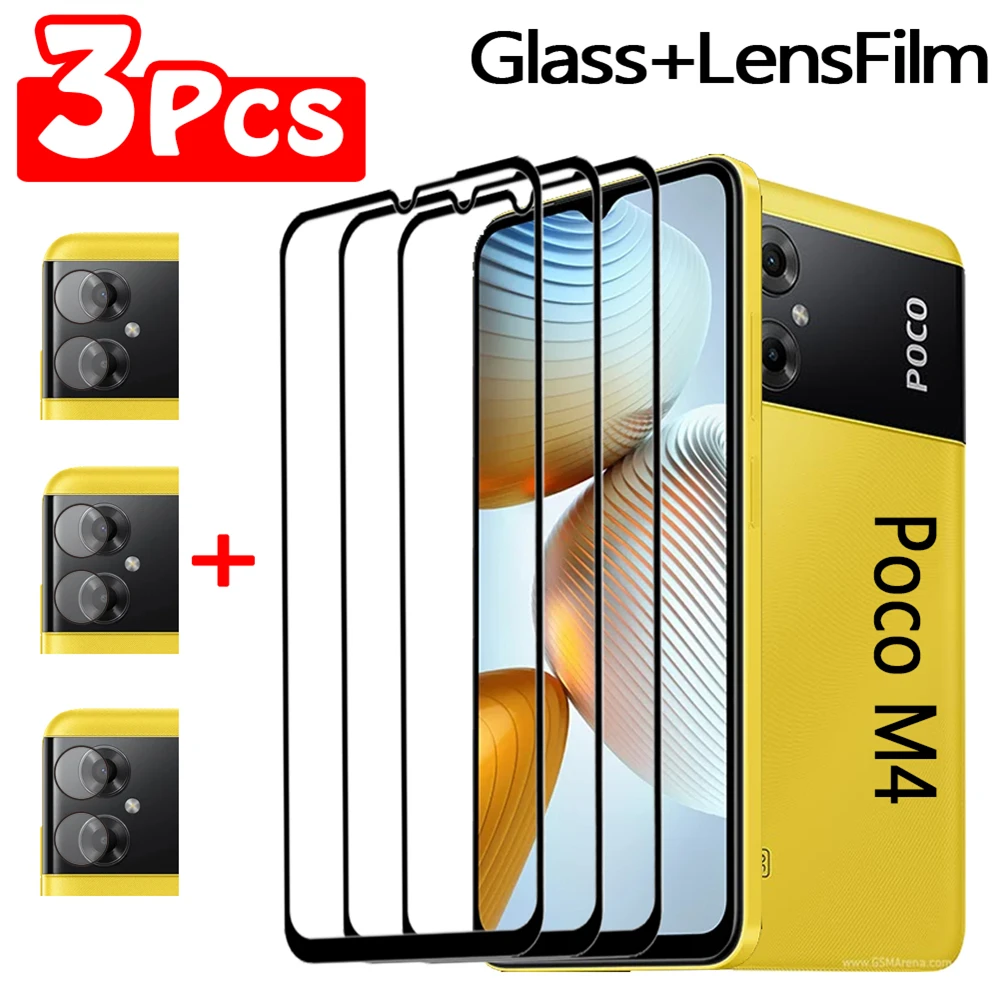 

2022 Película For Xioami Poco M4 5G Global Tempered Glass Poco M4 Pro Screen Protector Poko Pocco M4 Phone Front Film + Camera Protection PocoM4 Pro GLass Pocom4 Protective GLass Anti-Scratch Anti-Shatter HD Film