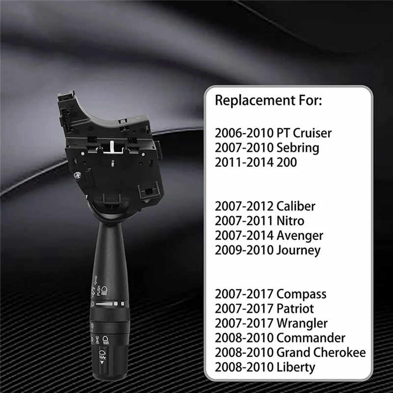 Многофункциональный переключатель указателей поворота для Chrysler Dodge Nitro Avenger Jeep Wrangler CBS-1703 5183947 АА (art.: 3920ca2e59349) - 3920ca2e59349