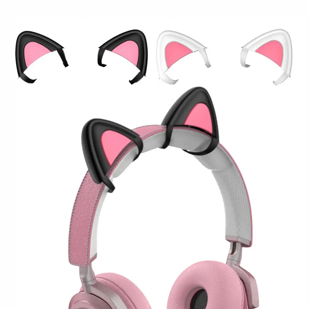 

Cat Ear Pendant Lightweight Universal Headset Decorations Headphone Headphone Earphone Accessories Cat Earmuffs