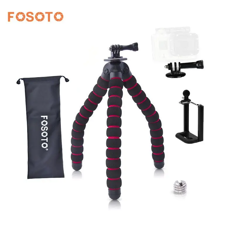

Гибкий мини-штатив Fosoto для камеры Gopro Hero 4/ 3 +/ 3