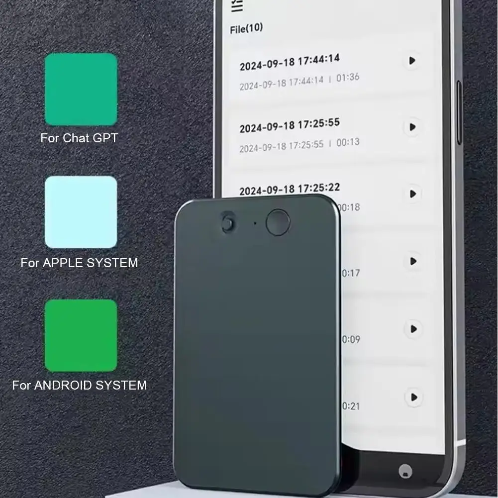 Диктофон с искусственным интеллектом аудиорекордер для звонков лекций встреч