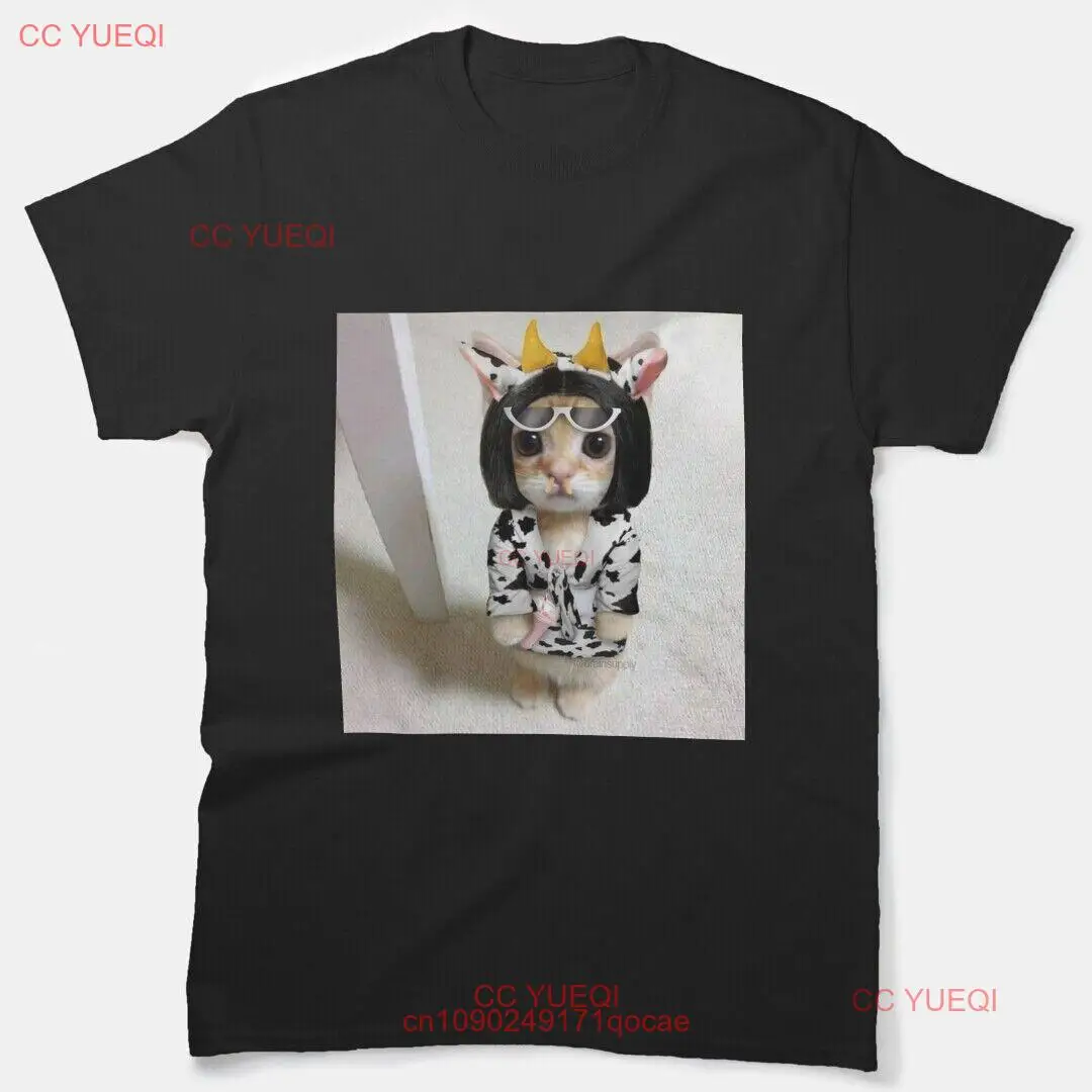 Классическая винтажная Ретро футболка Cat Doja As A S-5XL