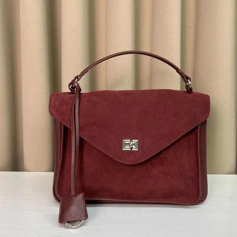 Meet You роскошные дизайнерские замшевые сумки-мессенджеры для женщин большая