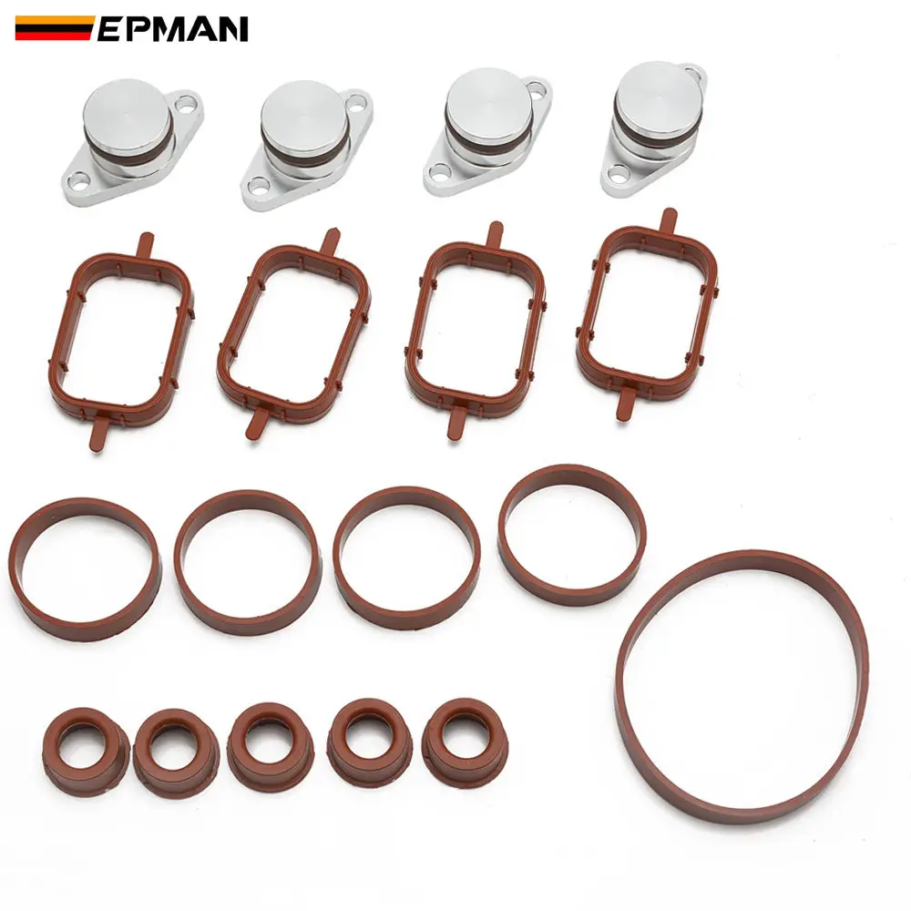 

EPMAN 4x22 мм алюминиевая заслонка пустая для воздухозаборника прокладки коллектора для BMW E46 E39 E38 E60 E90 TKYD821A