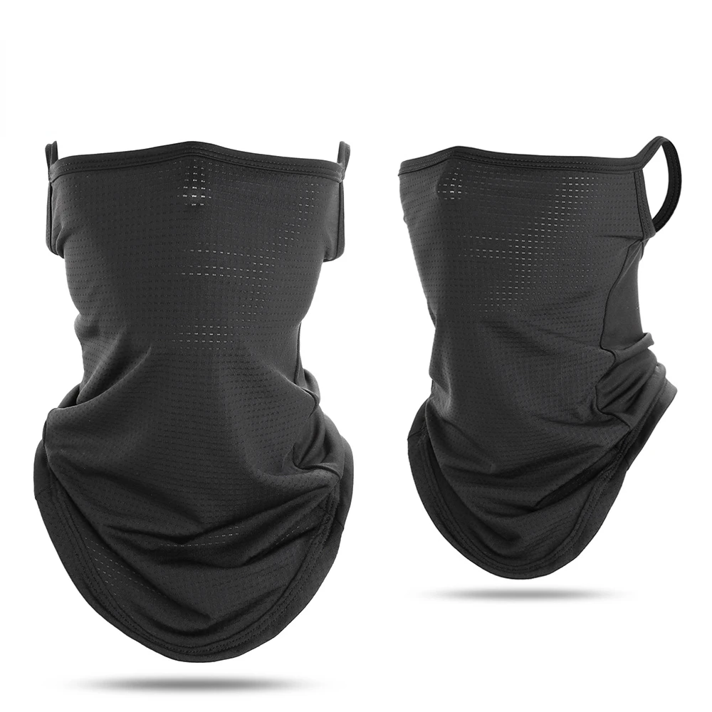 

Outdoor Seamles Balaclava Unisex Riding Mask Neck Protection Sunscreen Mask Motorcycle Earmuffs Silk Head Scarf Facemask Cycling