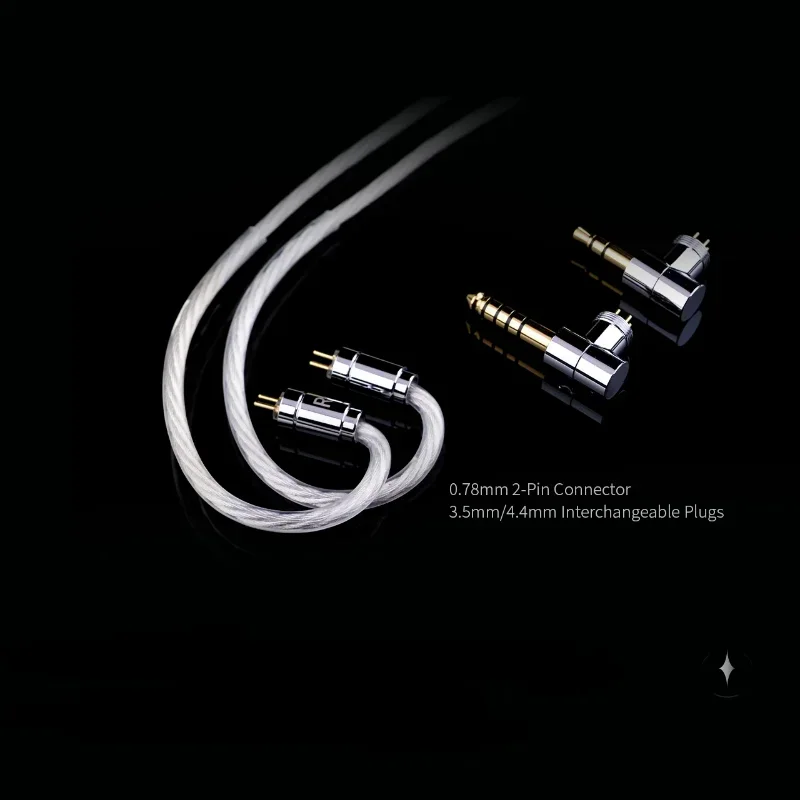 EPZ ---- Наушники P40-PZT Ceramic HiFi для мониторинга с гибридными драйверами 2DD+1Planar, сменный кабель 3.54.4 с медным посеребренным покрытием (art.: 3920db4e23b98) - 3920db4e23b98