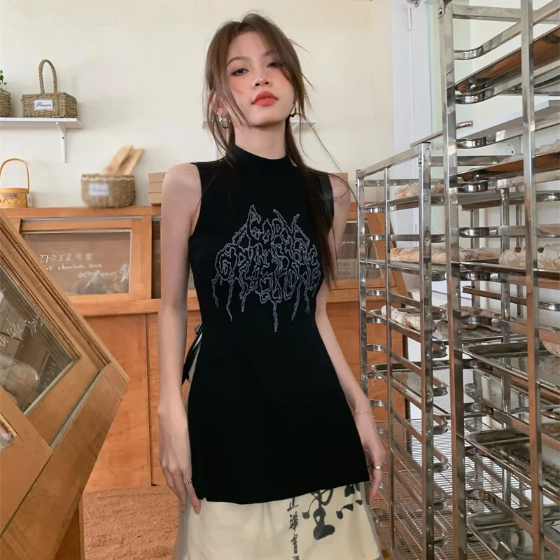 Женский жилет с круглым вырезом базовая майка без рукавов топы майки женская