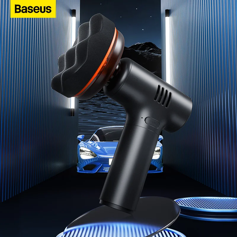 Baseus Car Polishing Machine Cordless Mini Electric Polisher With Adjust Speed For Car Home Wireless Polish Waxing