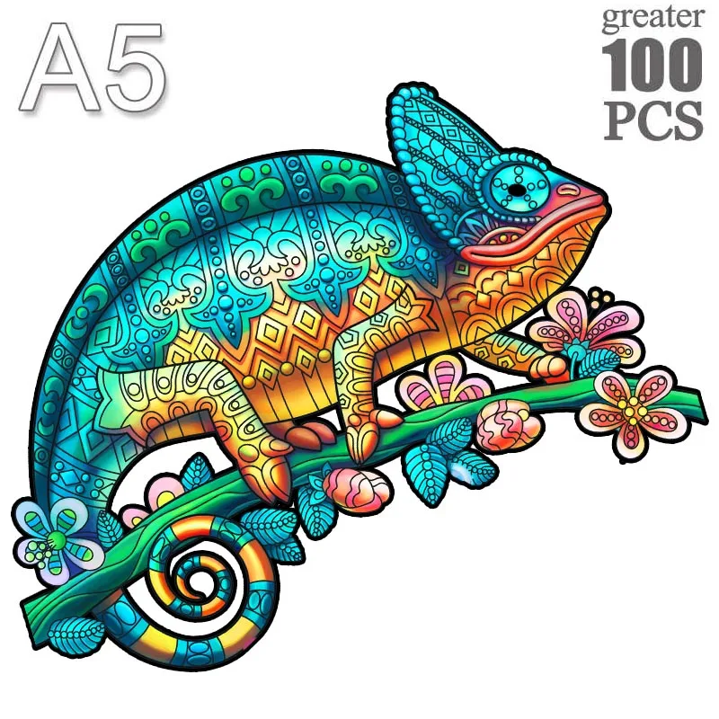 

Пазлы деревянные в виде животных для взрослых и детей, 2022