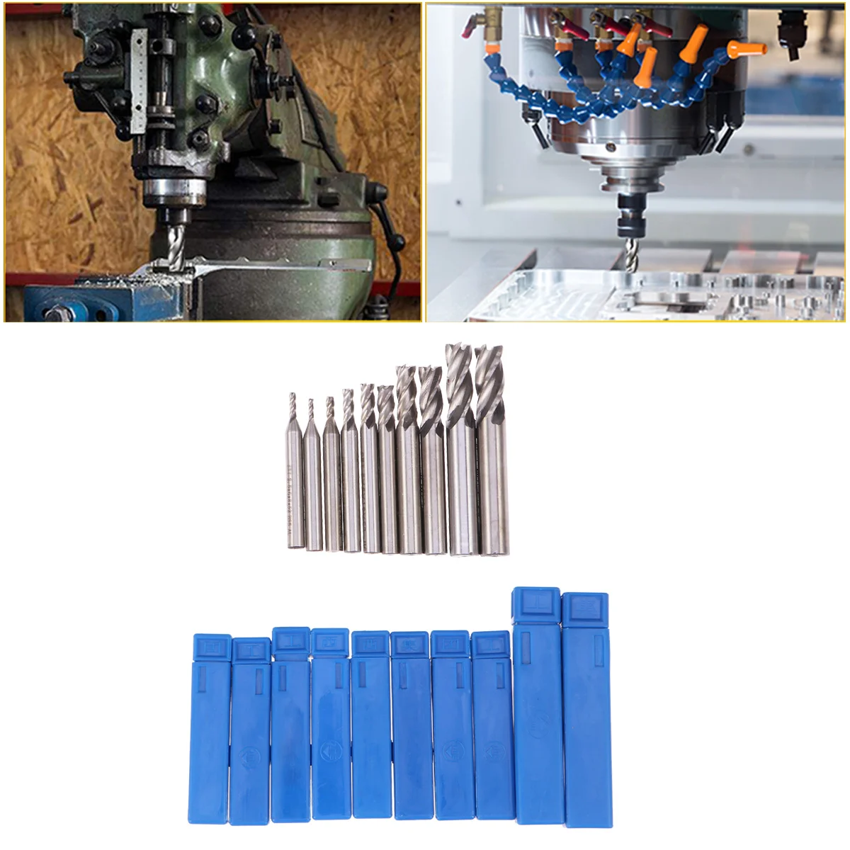 

Milling Mill Bits End Set Machine Wood Steel Tools Tool Mini Cnc Router Bit Metal Straight Handle Aluminum