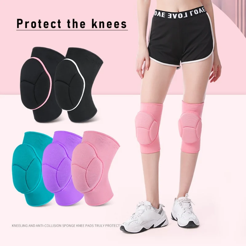 

1 PC Knee Pads Thick Sponge Football Volleyball Extreme Sports Anti-Slip Collision Avoidance kneepad Brace Protective Gear