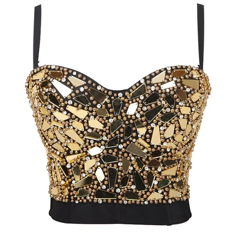 Сексуальные клубные майки женские формирователи женский укороченный топ Blusas