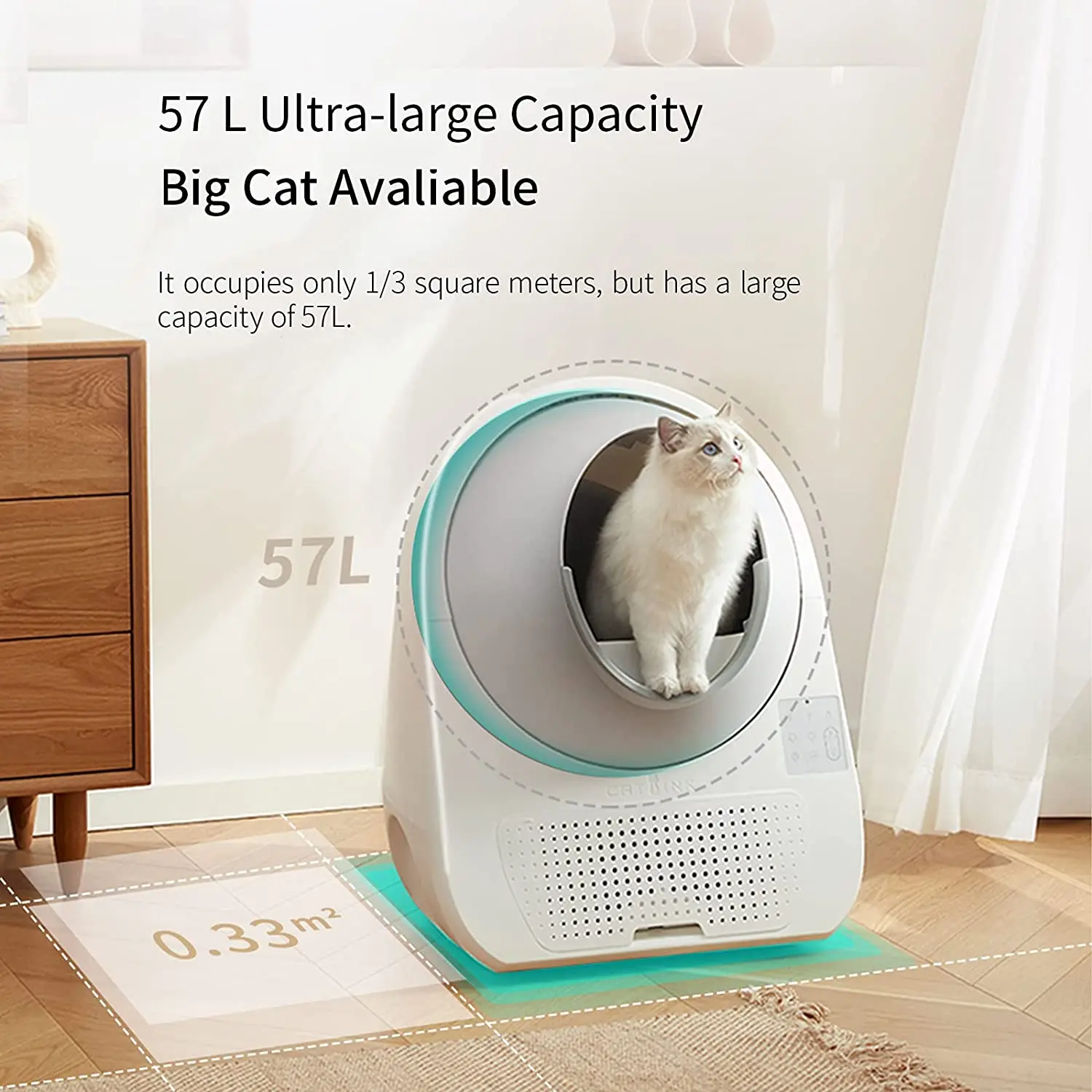 Кошачий бокс CATLINK для самоочистки туалета автоматический умный домашних