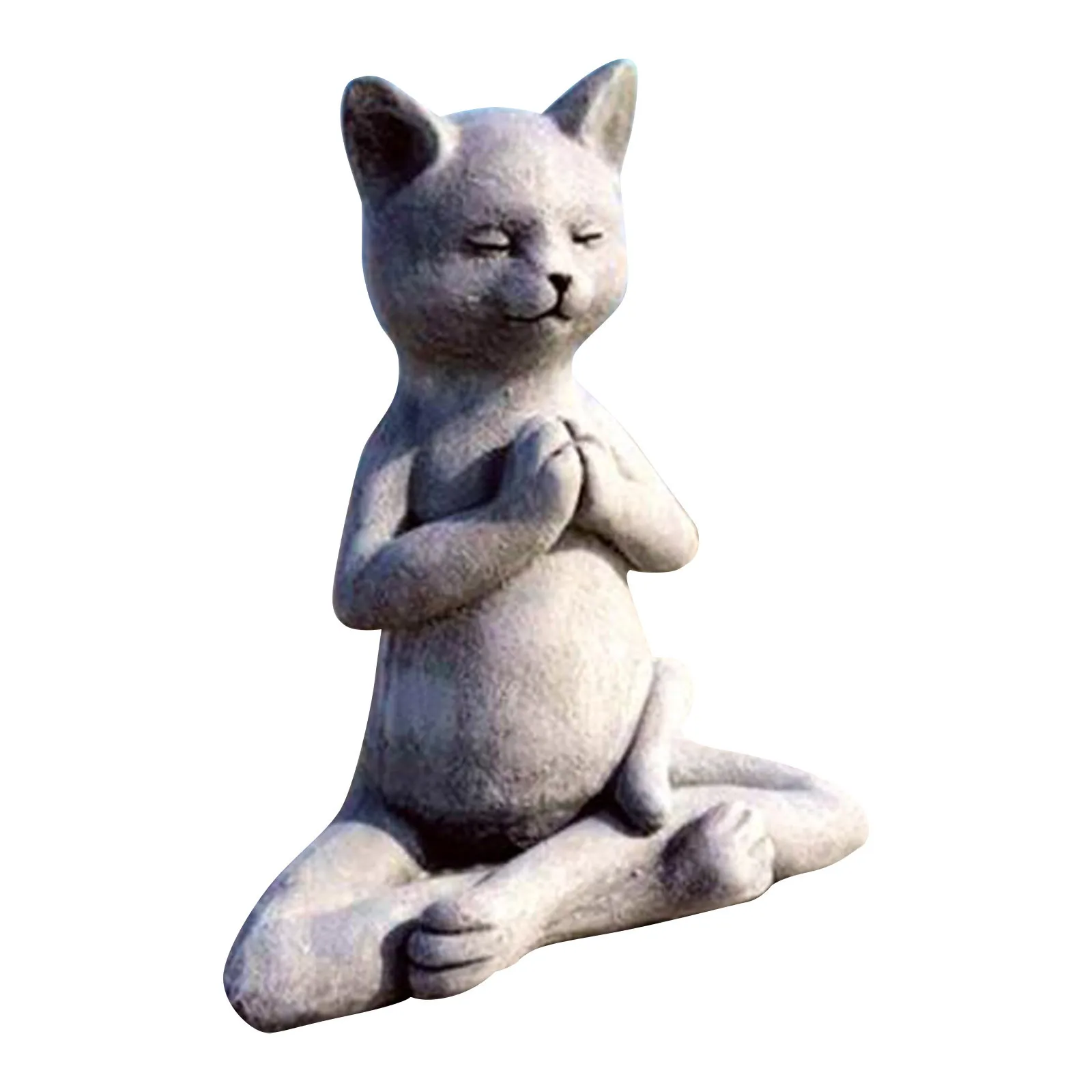 Cat Buddha Meditation Cat Statue Garden Outdoor Sculpture Decoration Sculptures Home Ornaments Figurine Gift 2023 Home Yard #40