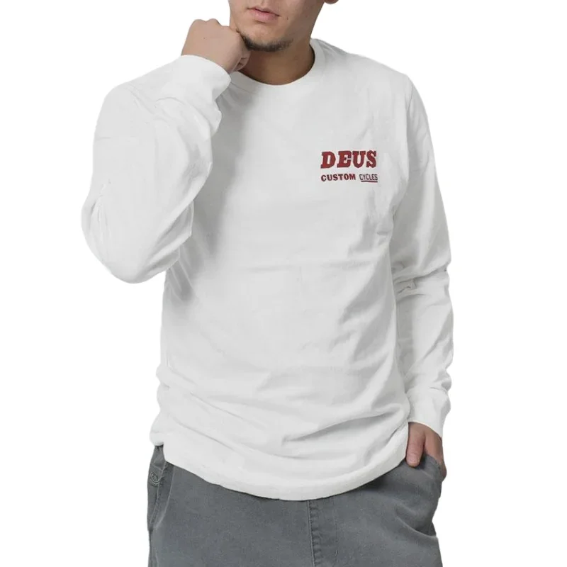 Футболка велосипедная с длинным рукавом дышащая в стиле ретро