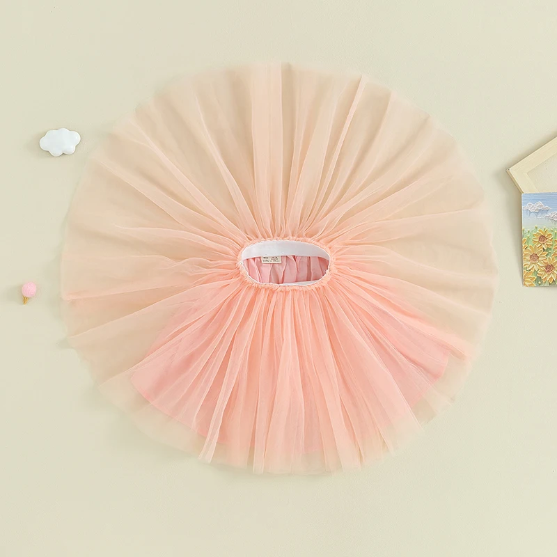 

Сетчатая юбка-пачка для маленьких девочек, фатиновые балетные юбки, однотонная пачка принцессы для малышей, детей на Рождество и день рождения