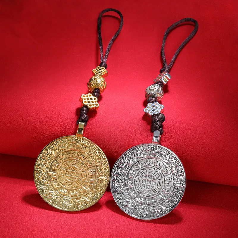 3 7 см изысканный сплав меди в стиле ретро с шестью словами мантра Молитвенное