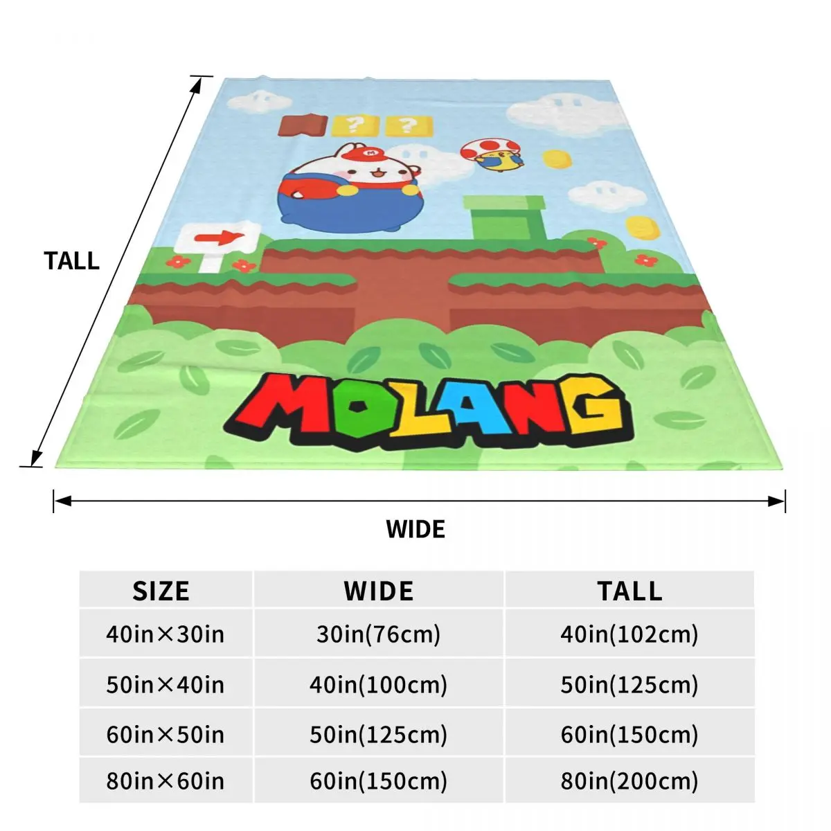 Одеяло Molangs качественное мягкое теплое одеяло зимнее для пикника гостиной
