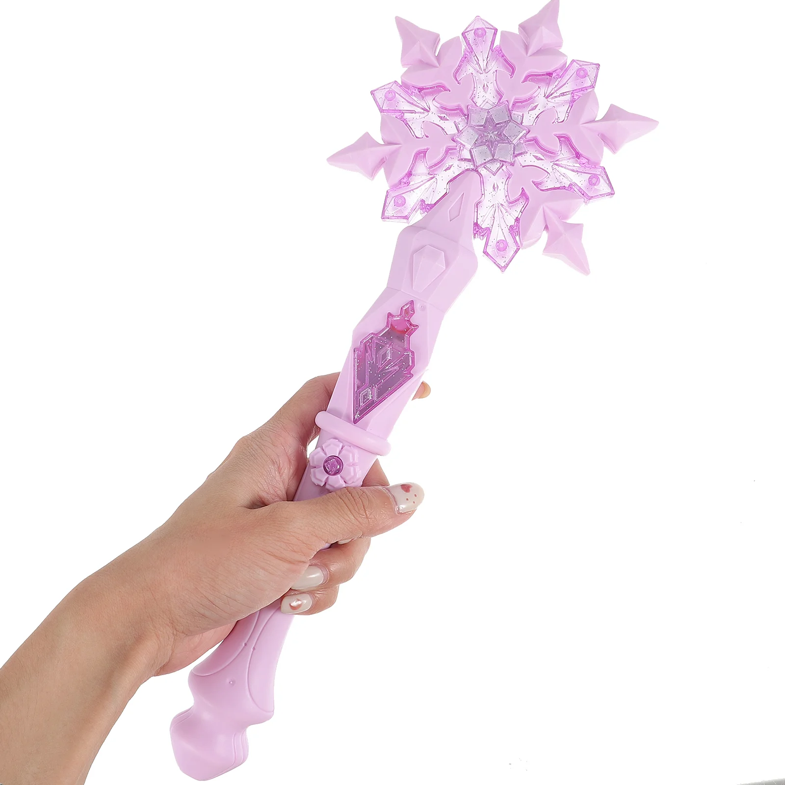 Детские игрушки 2 шт. сказочные палочки снежинка с музыкальным платьем для