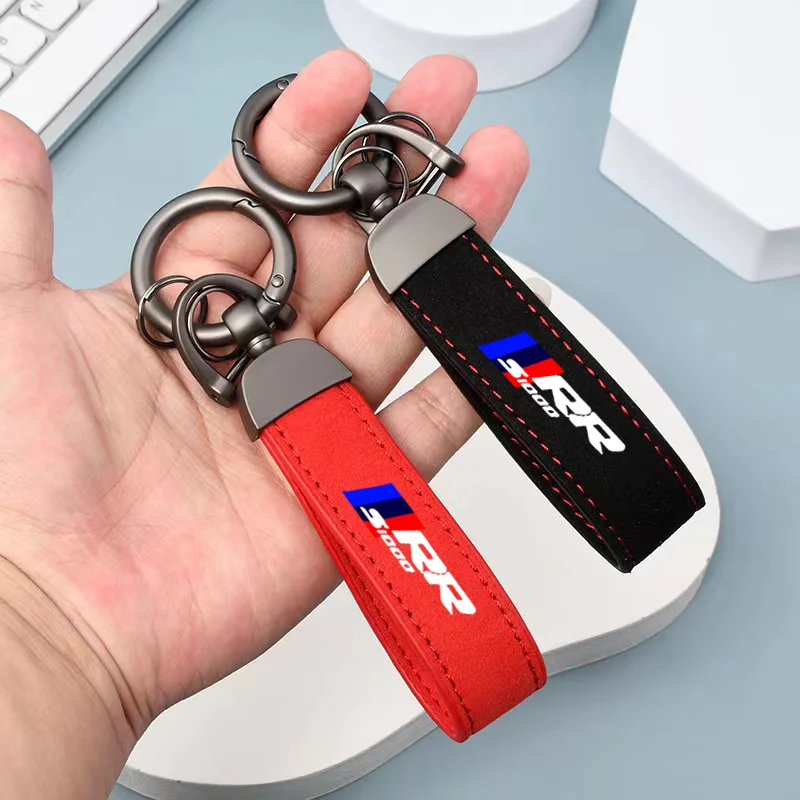 

Высококачественный замшевый брелок для ключей на мотоцикл, брелок для ключей, ремешок для BMW Motorrad S1000RR S1000 RR, аксессуары