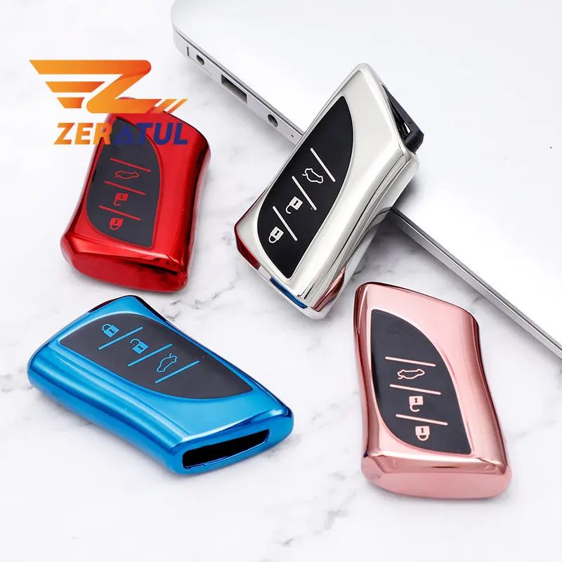 

Car Remote Key Case Cover Shell Fob Protector For Lexus ES UX200 UX250H ES300H ES350 US200 US260H LX570 Keychain Accessories