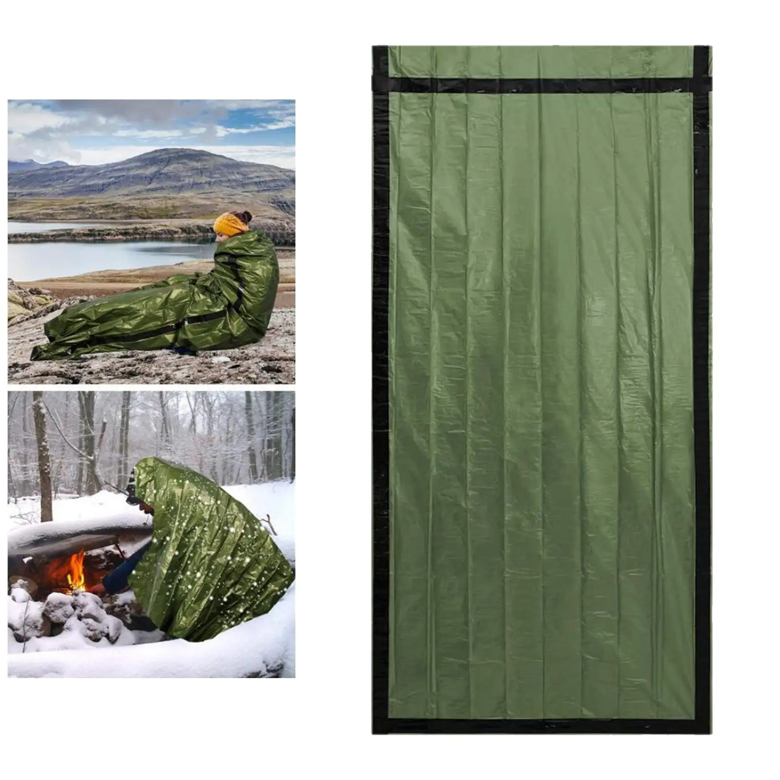 

WaterEmergency Survival Sleeping Bag Camping Thermal Blanket Sack