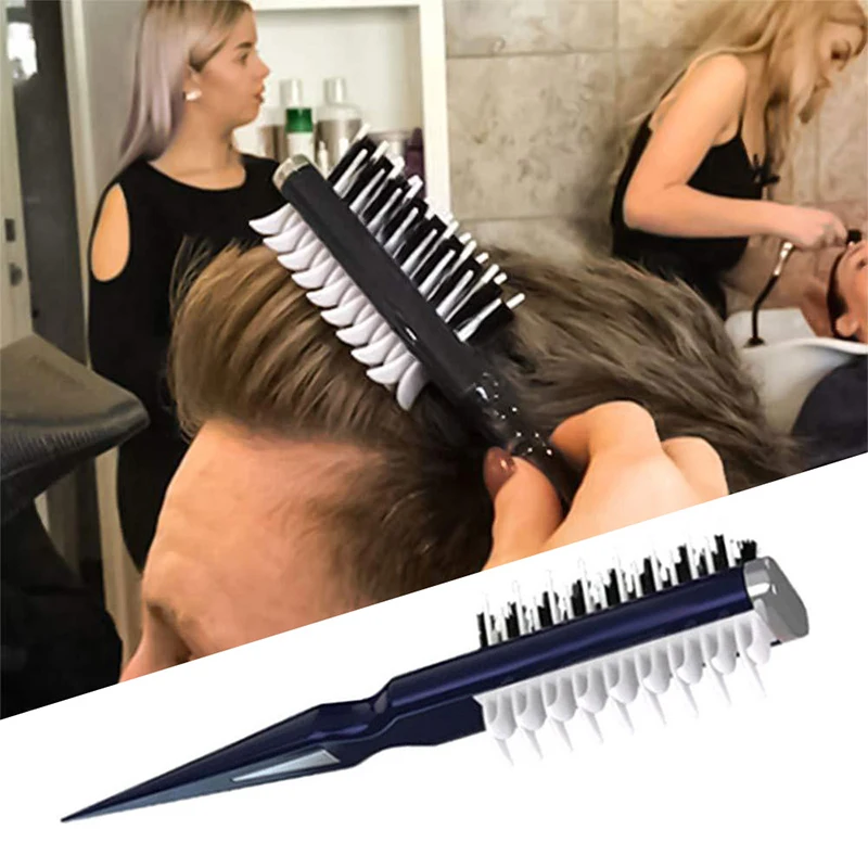 

Щетка для укладки волос Shark, многофункциональная Расческа для укладки волос, долговечные инструменты, термостойкие аксессуары для парикмахерской