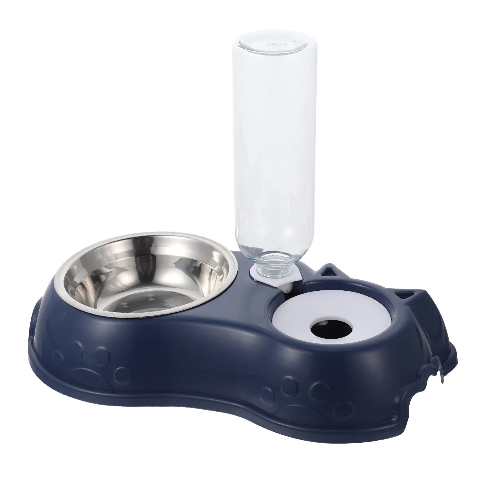 Кормушка двойная миска для кормления диспенсер воды домашних животных