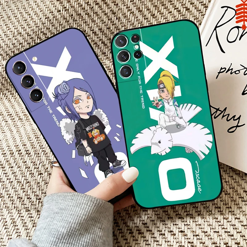 

Cute Akatsuki Naruto Phone Case For Samsung Galaxy S22 S21 S20 S10 10E S9 S8 Plus For Samsung S22 S21 S20 Ultra FE 5G Back