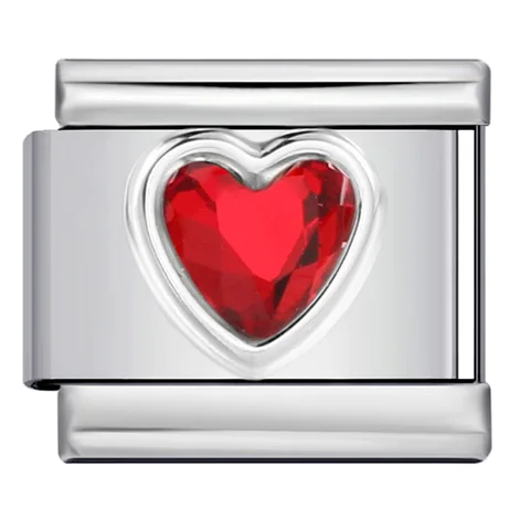 Y2K эластичные браслеты из нержавеющей стали, очаровательные итальянские звенья, подходят 9 мм, романтические модные женские браслеты с сердечками, красочные ювелирные изделия «сделай сам»