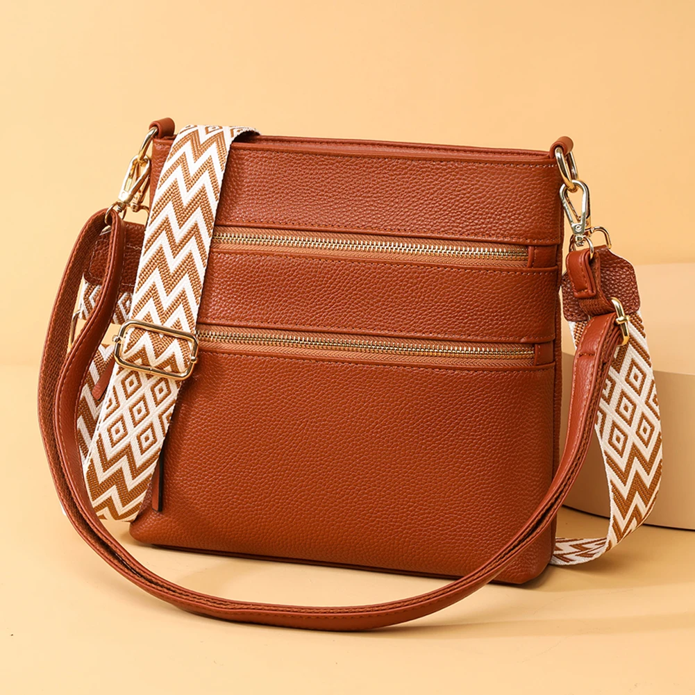 

Genuine Leather Shoulder Crossbody Bags for Women Luxury Designer Handbags and Purse Sling Bag Multiple Pockets Tote Commute Bag