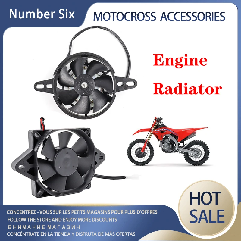 Мотоцикл Черный 12V 35W Охладитель Вентилятор Масляного Охладителя Электрический Радиатор Двигателя для 85 exc 250 Honda CRF 450X ATV ГО-карта.