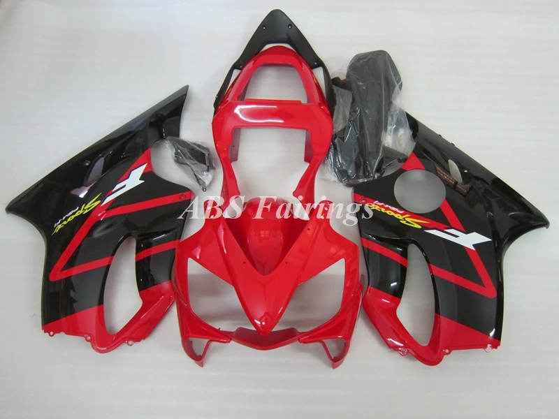 

4 подарка, новинка, комплект обтекателей для литья под давлением ABS, подходит для HONDA CBR600 F4i 2001 2002 2003 01 02 03, кузов под заказ, черный, красный