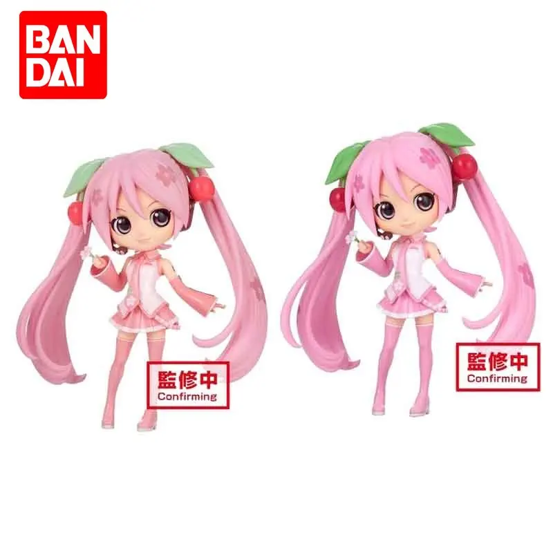 

BANDAI BANPRESTO Vocaloid Hatsune Miku Sakura Miku Q Ver Kawaii Anime Figure PVC Model Cartoon Action Figure Christmas Kids Toys