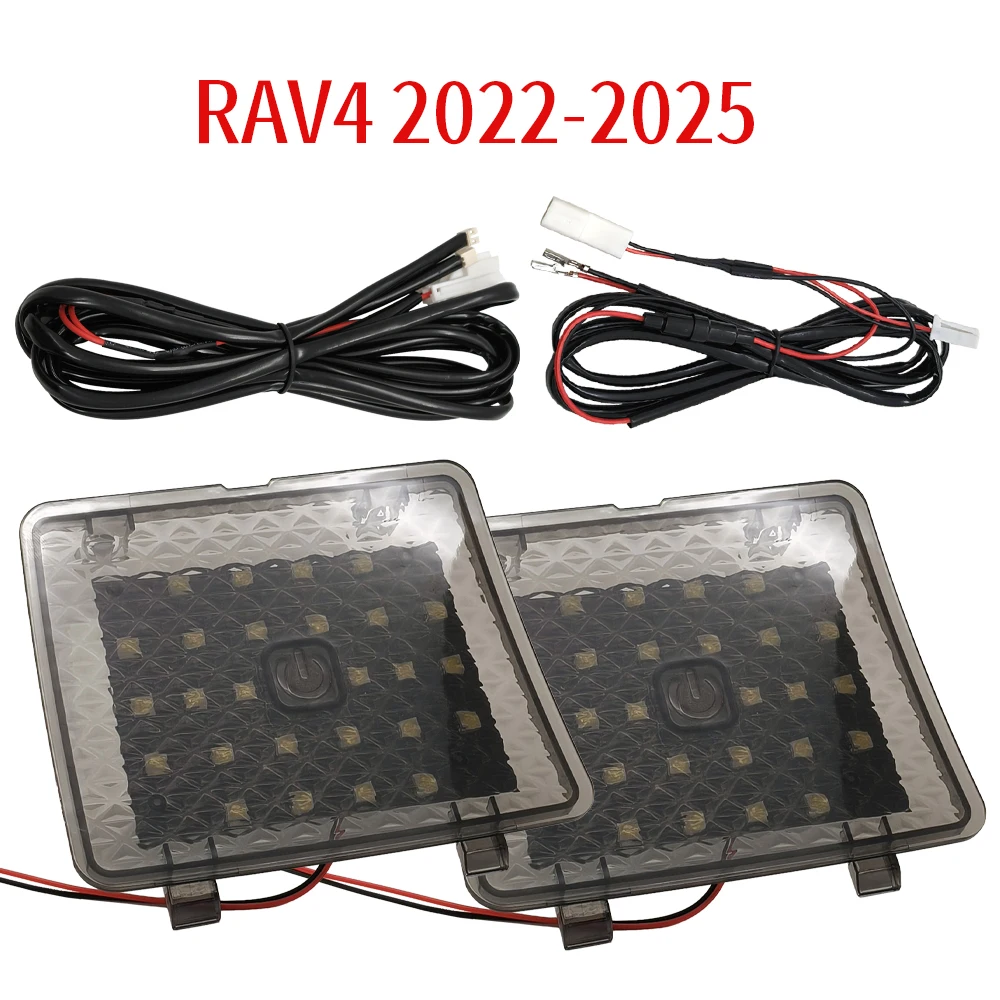 

Комплект Из 2 Светодиодных Задних Фонарей Для Toyota RAV4 2019-2023: Подсветка Задней Двери Багажника И Освещение Багажного О...