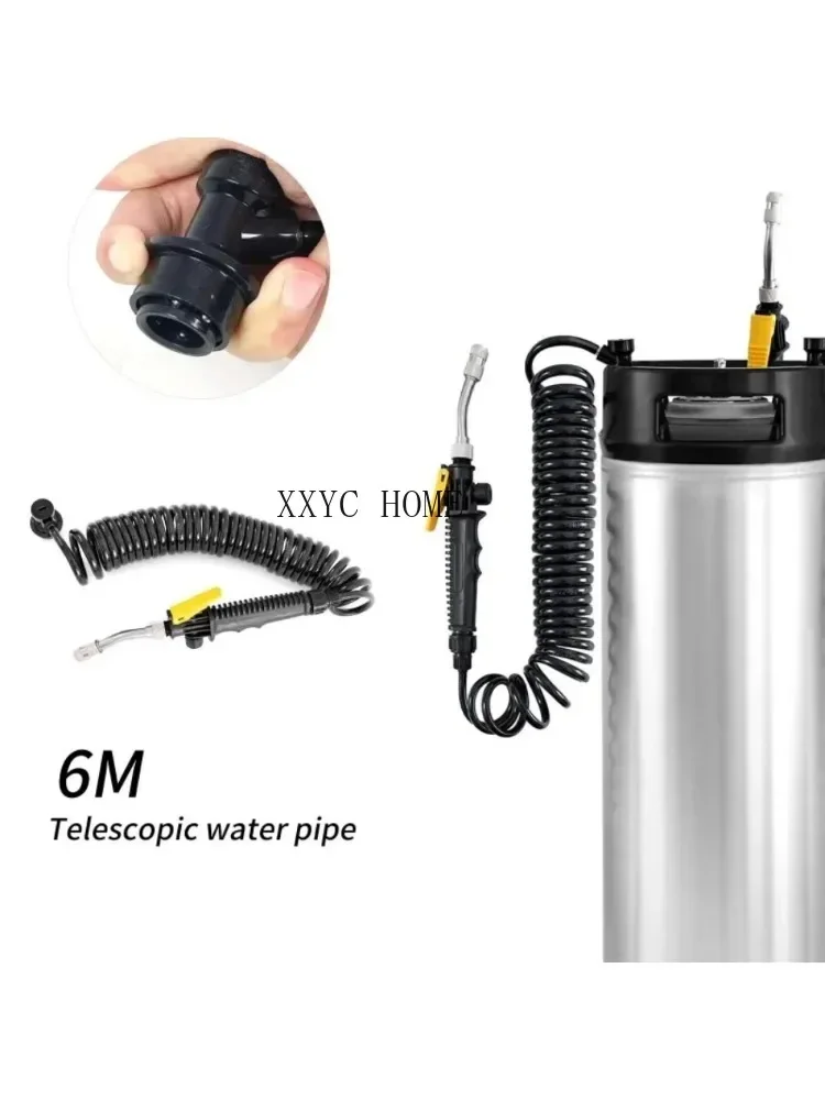 19L Portable Stainless Steel Ppf Car Tinting Tools Pressure Window Tint Keg Sprayer Water Tank for
