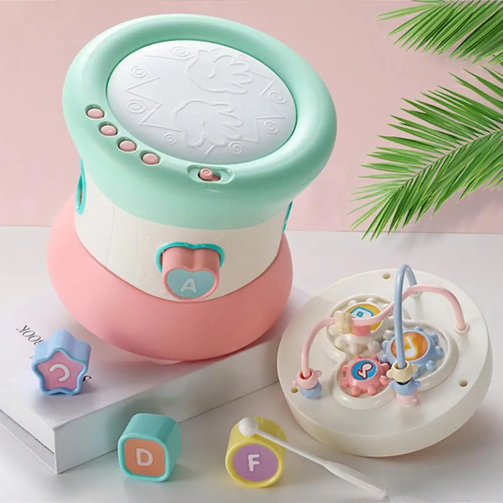 

Барабанная игрушка, Развивающие детские музыкальные инструменты, ручная круглая игрушка для малышей