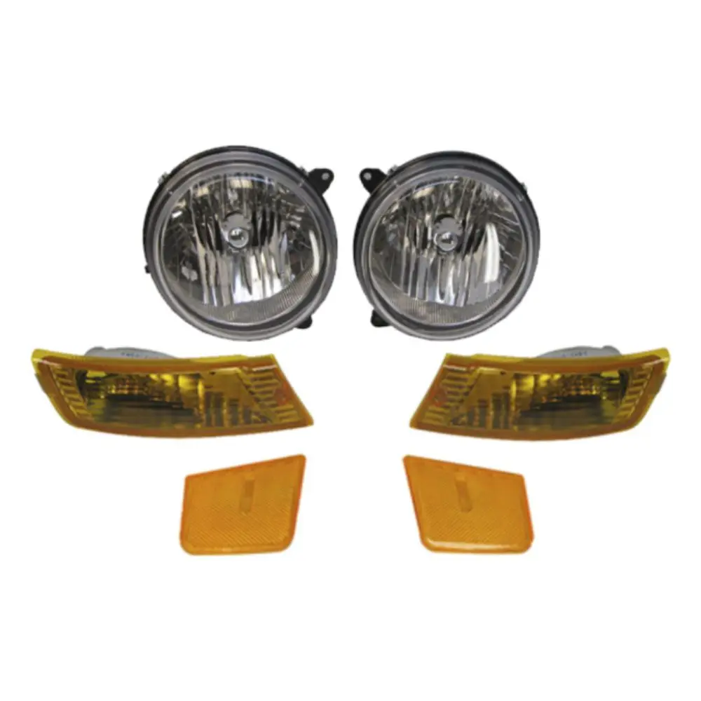 

Headlight Side Marker Park Signal Light 6x For 2005-2007 Liberty Sport Utility