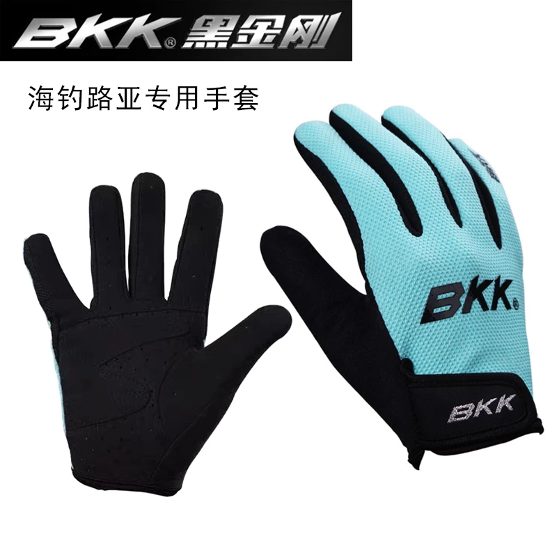 

BKK Man's Fishing Gloves Full Finger M L XL Wear-resistant Anti-skid Outdoor Travel On foot Fishing Rod Use Freshwater Ventilate