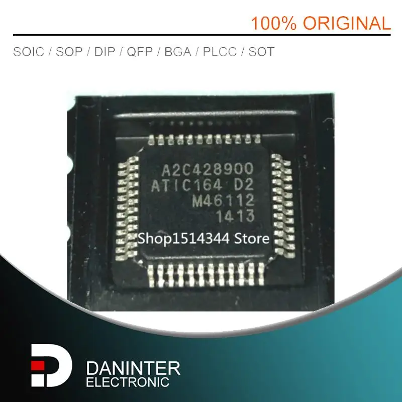 Новинка 100% 10 шт.-20 шт./партия A2C428900 ATIC164 D2 AT1C164 ATIC164D2 TQFP48